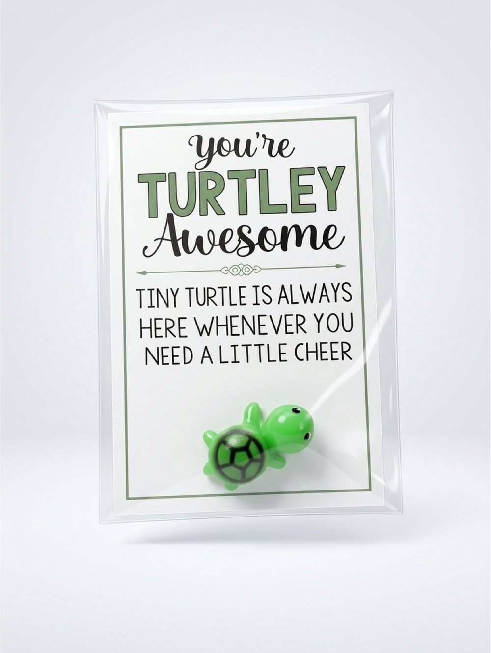 Tiny Turtle Inspirational Token - You're Turtley Awesome